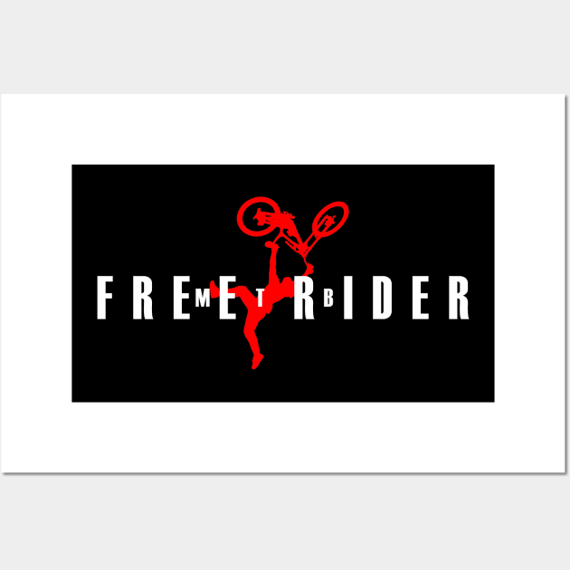 freeride mountainbike Wall Art by Amberstore